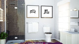 25+ Printable Bathroom Wall Art Sayings