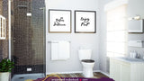 25+ Printable Bathroom Wall Art Sayings