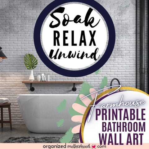 25+ Printable Bathroom Wall Art Sayings