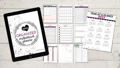 Organized Motherhood Printable Planner