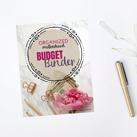Organized Motherhood Printable Budget Binder